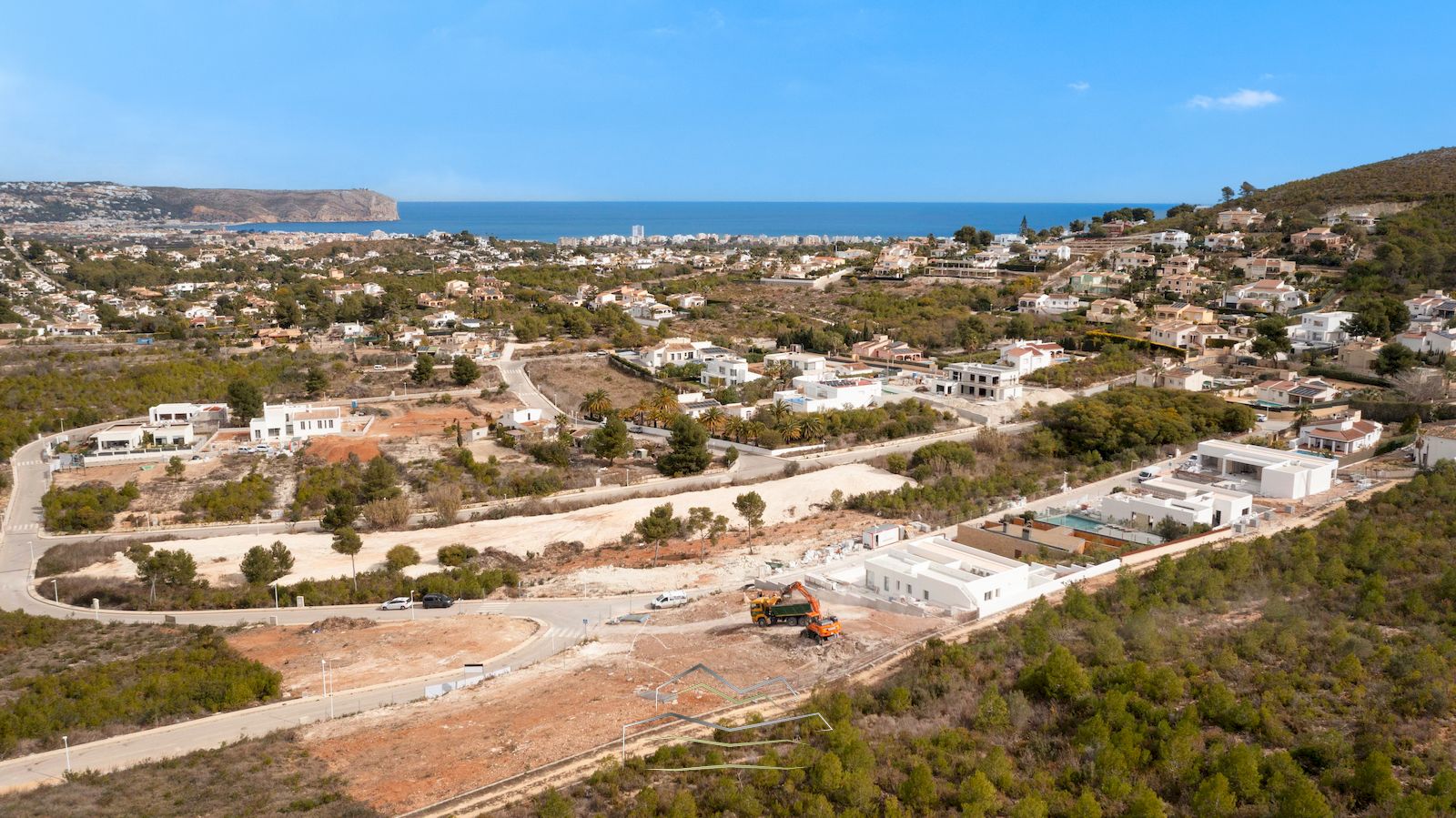 Ibizan style villa for sale in Javea