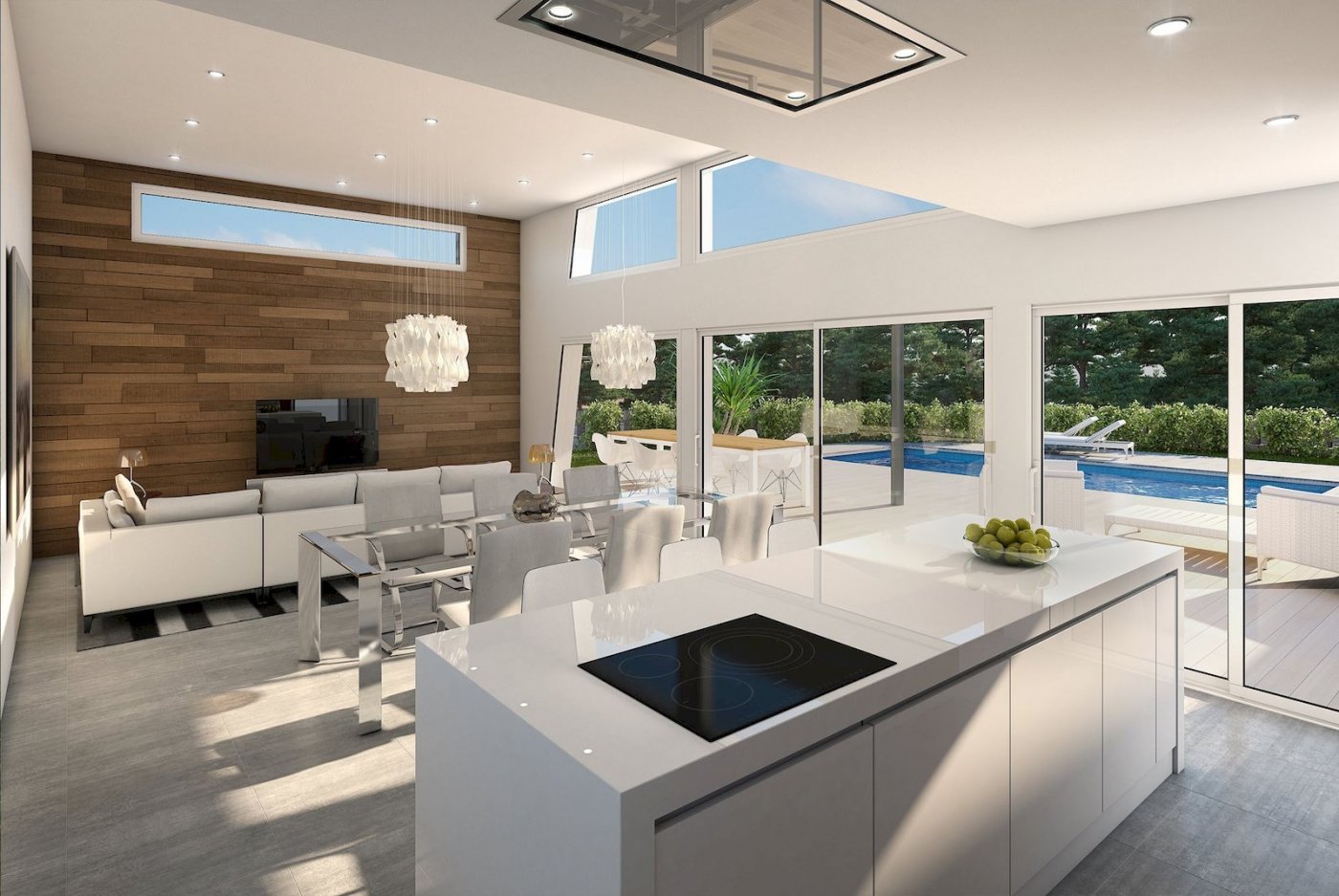 New construction modern style villa for sale in Calpe - Costa Blanca North