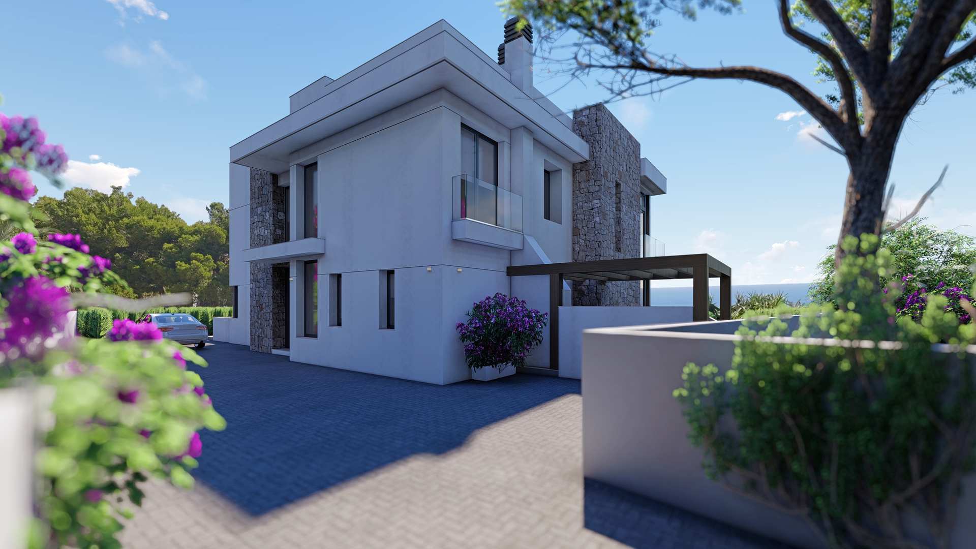 Modern Style Luxury Villa from New Construction for Sale in Calpe - Costa Blanca