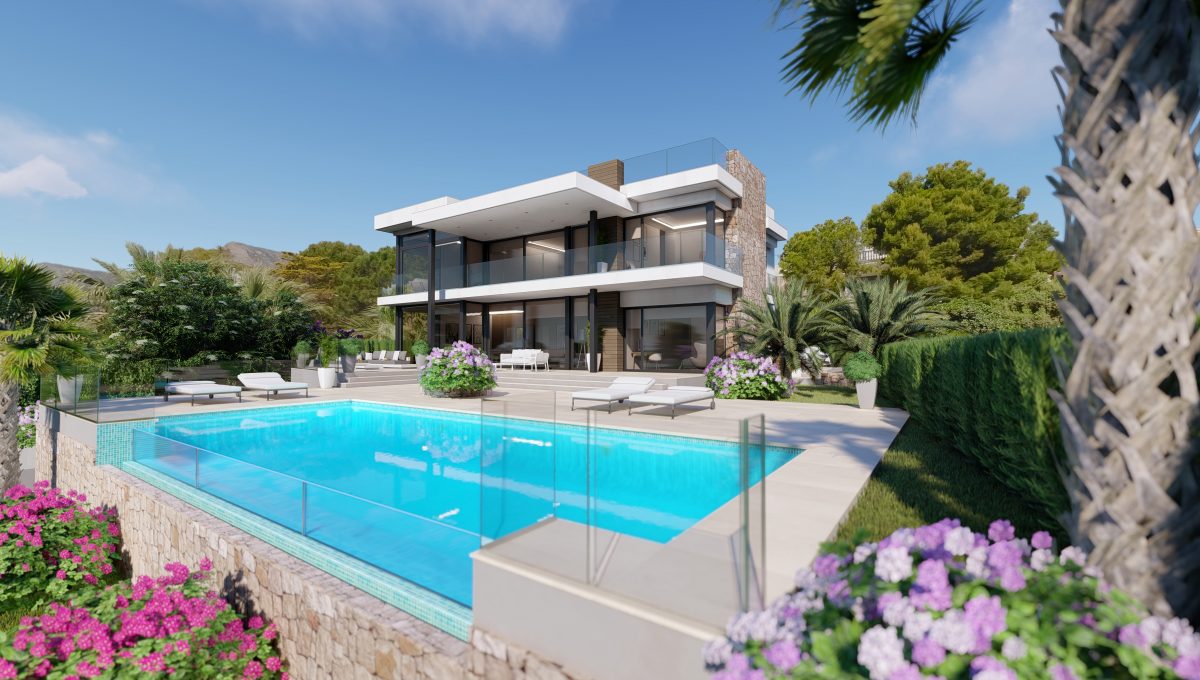 Modern Style Luxury Villa from New Construction for Sale in Calpe - Costa Blanca