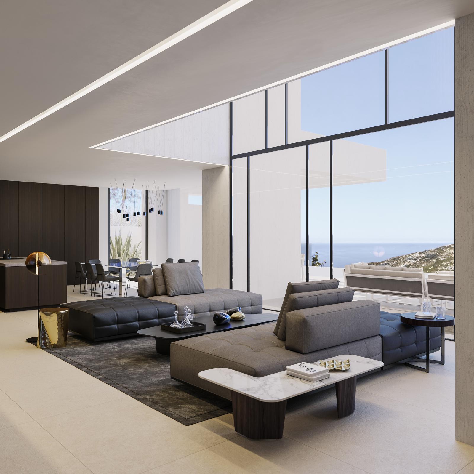 Project with Modern Luxury Villa License for Sale in La Granadella - Javea - Costa Blanca