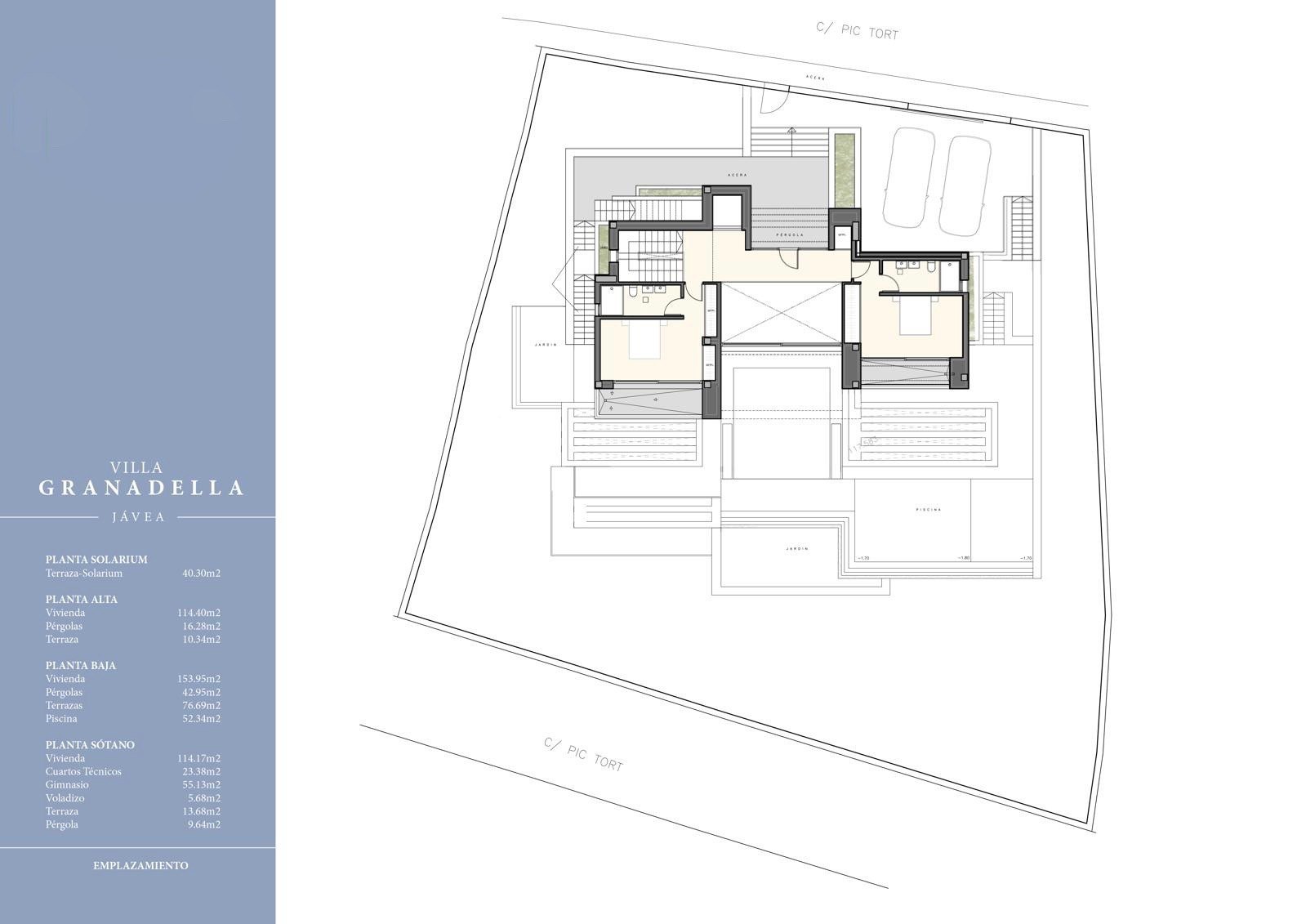 Project with Modern Luxury Villa License for Sale in La Granadella - Javea - Costa Blanca