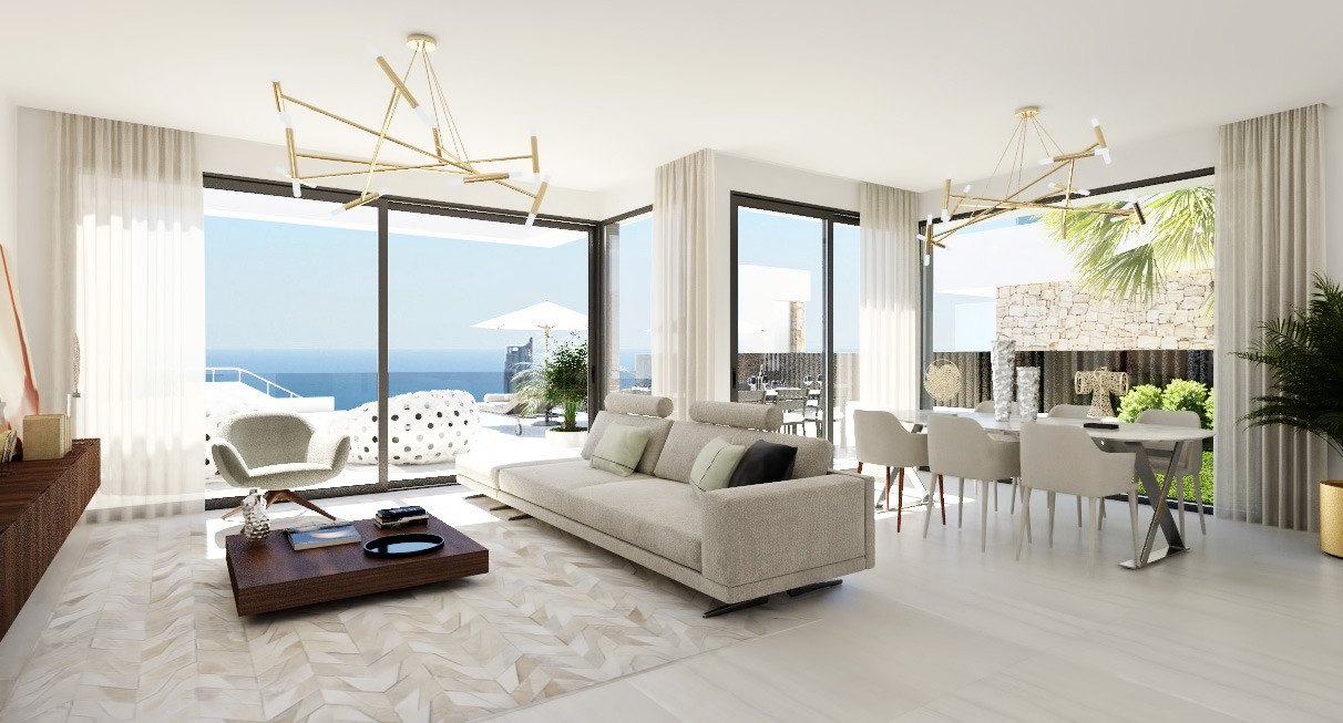 Modern style luxury villa for sale in Sierra Cortina - Benidorm