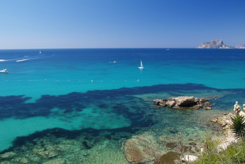 Plot for sale with sea view in Moraira - Costa Blanca