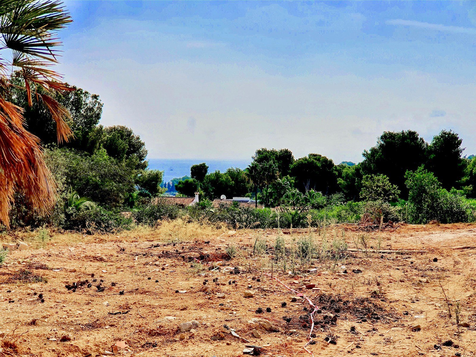Plot for sale with sea view in Moraira - Costa Blanca