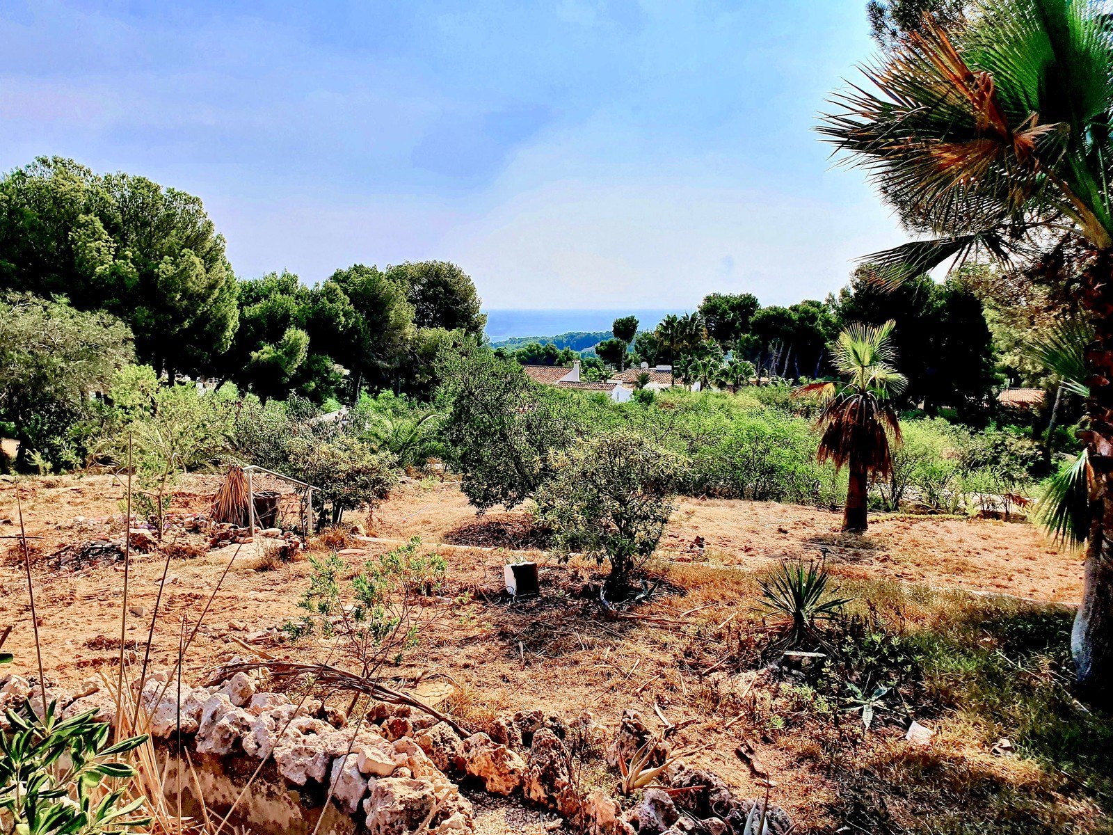 Plot for sale with sea view in Moraira - Costa Blanca