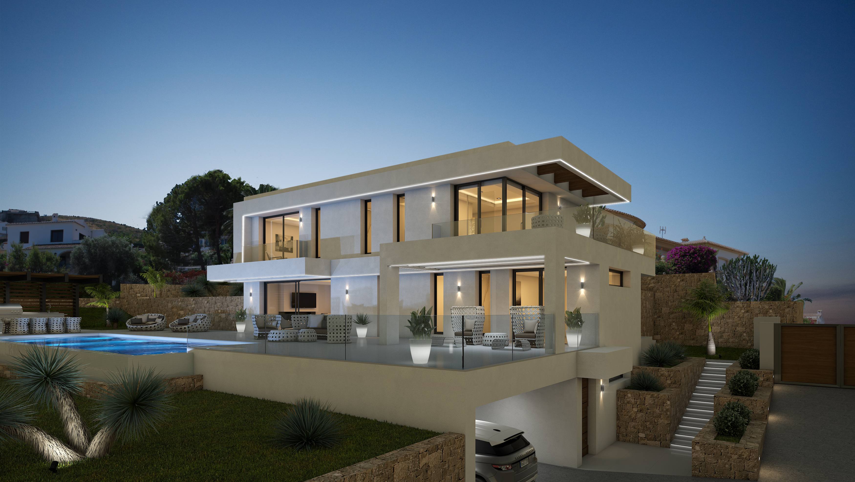 Modern Villa for Sale with Sea View in Pinosol - Javea