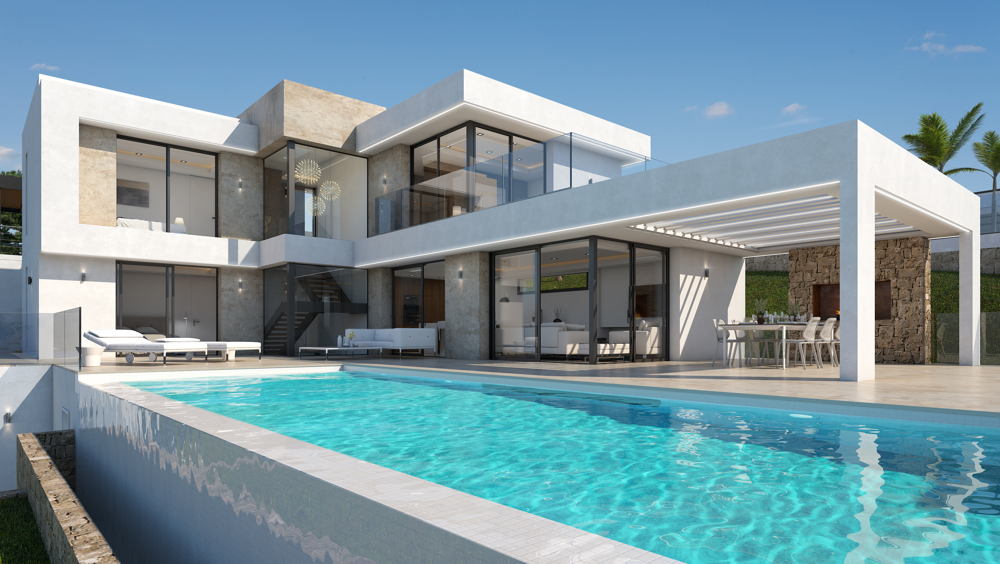 Modern Villa with Sea View for sale in Pinosol - Javea